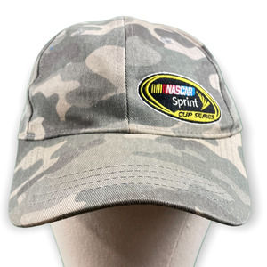 NASCAR Sprint Cup Series Camo Hat - Velcro Adjustable, Lightly Used